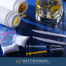 Examples of the types of illegal drugs that would result in drug charges if discovered in a person's possession